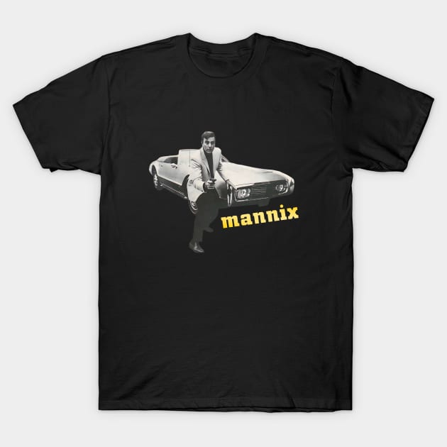 Mannix - Car T-Shirt by wildzerouk